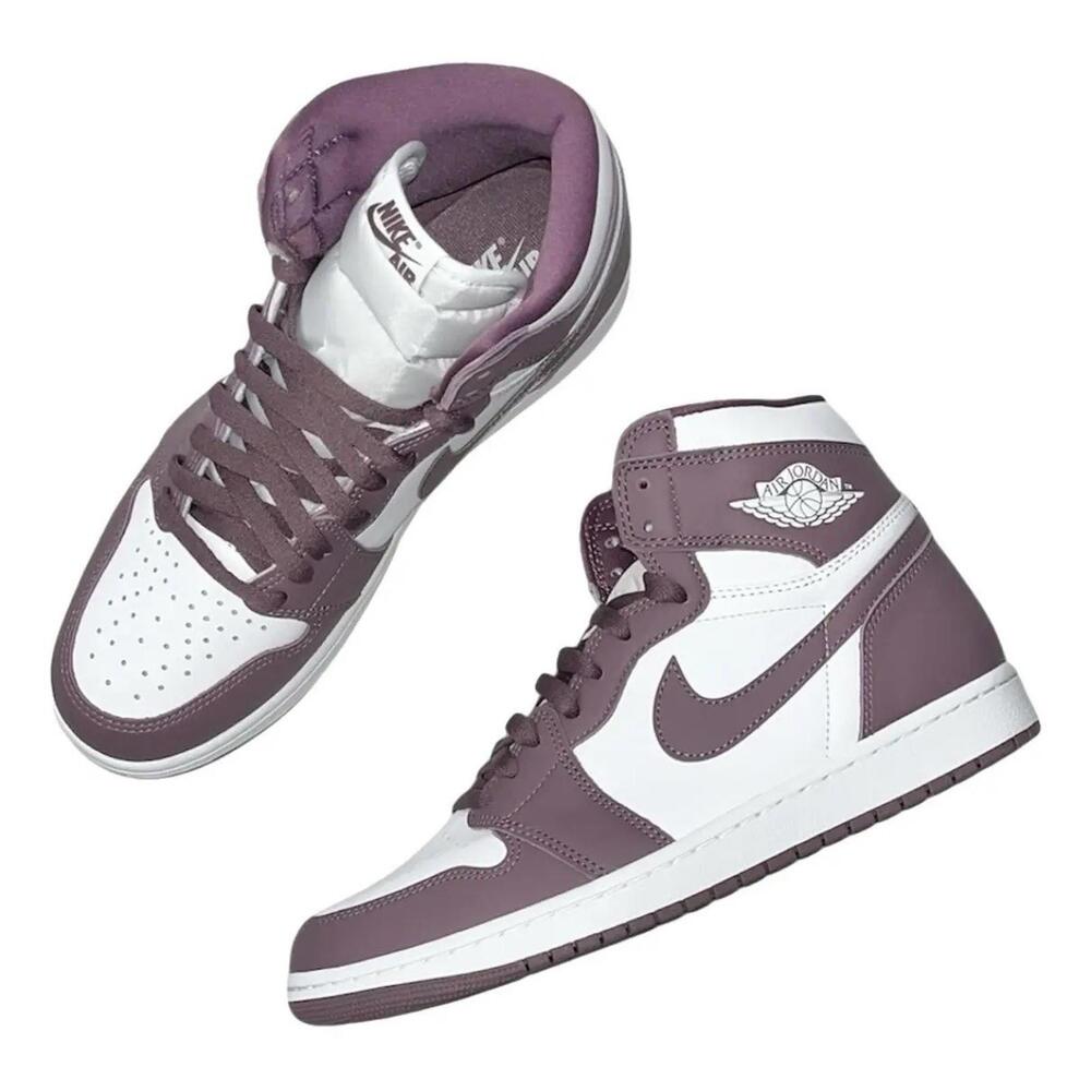 BNWT Air Jordan 1 Retro High OG Mauve DZ5485-105 US Men Size 11 | Fast Shipping - Picture 2 of 9